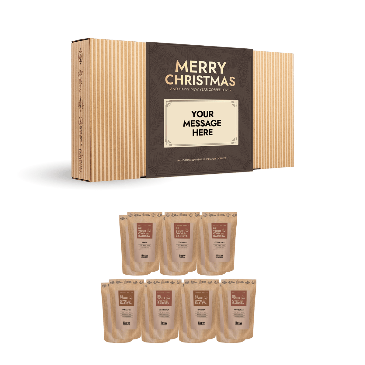SPECIALTY COFFEE BEAN CHRISTMAS GIFT BOX CUSTOM