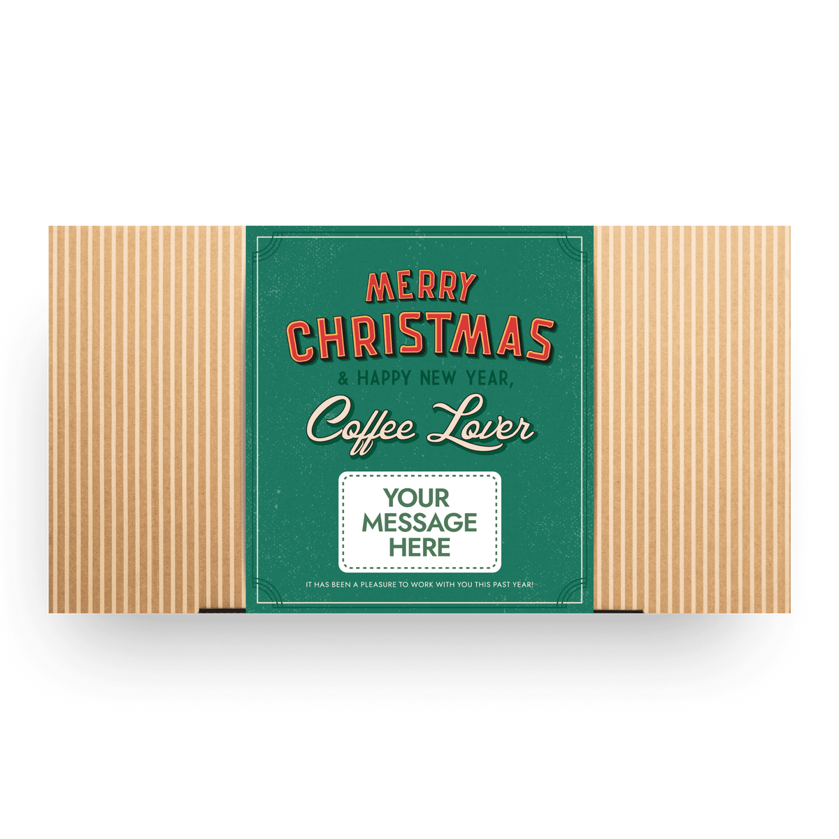MERRY CHRISTMAS RETRO COFFEE GIFT BOX CUSTOM