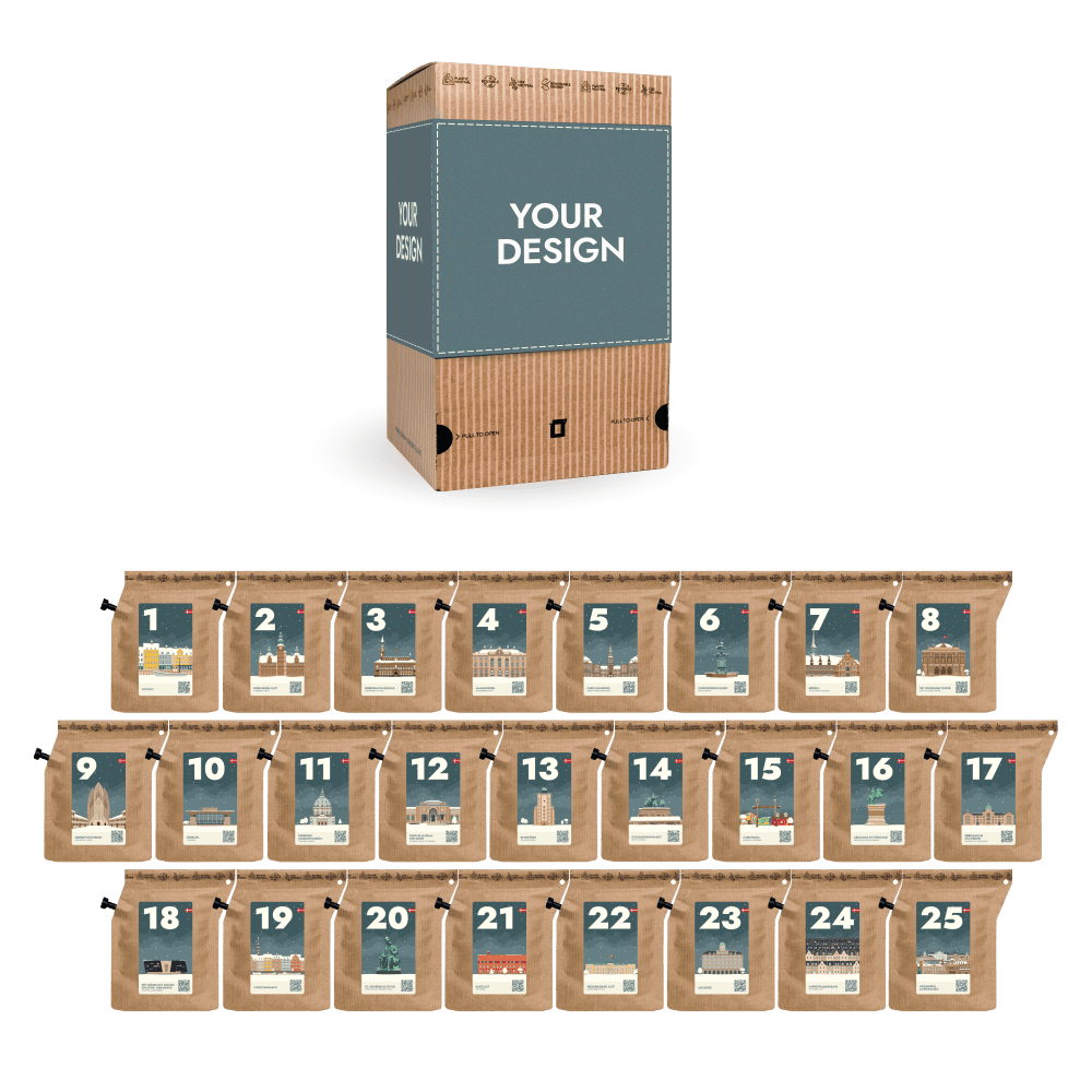 WONDERFUL COPENHAGEN SPECIALTY COFFEE ADVENT CALENDAR (CUSTOM SLEEVE)