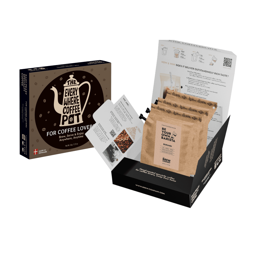 COFFEE POT SPECIALTY COFFEE 3 PCS GIFT BOX