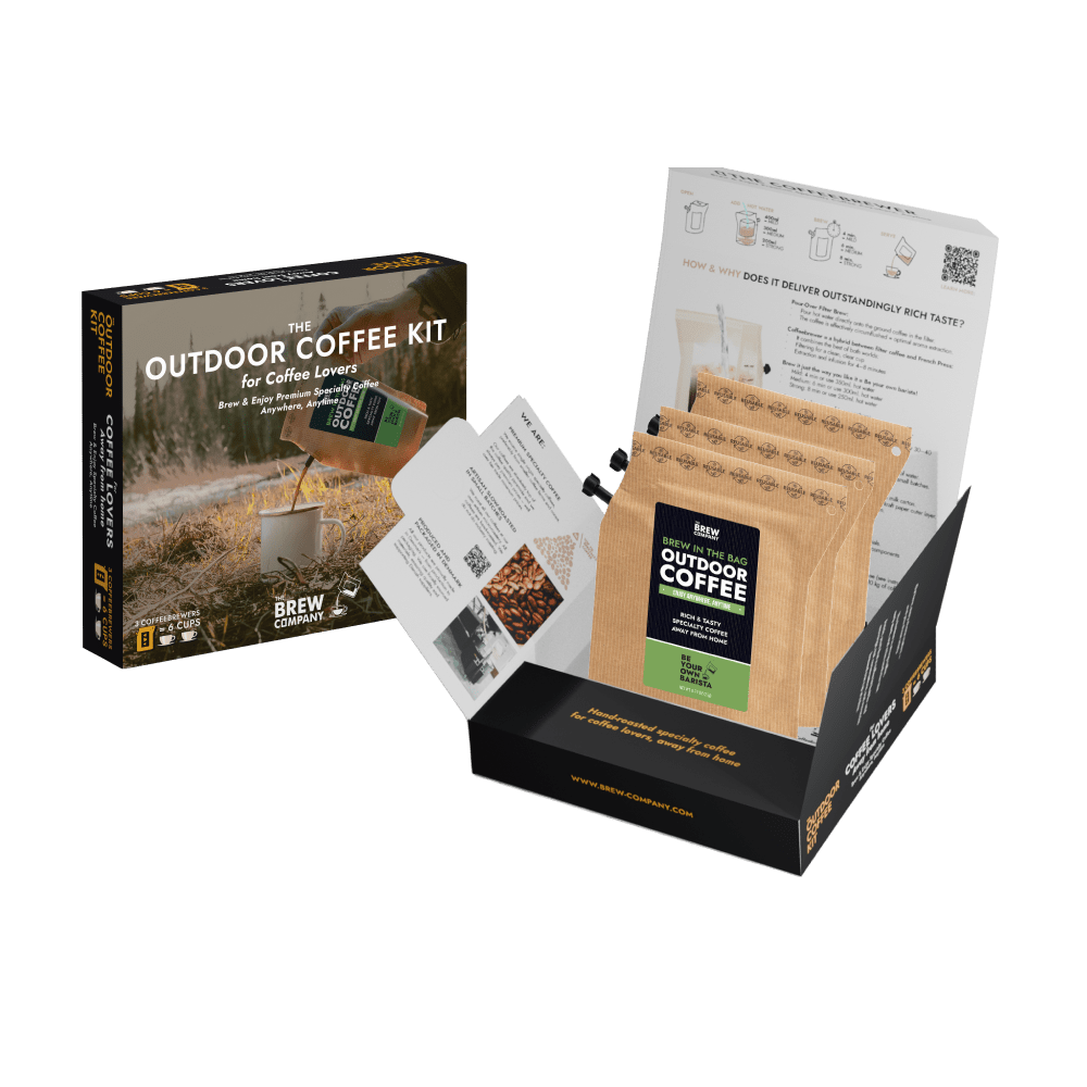 Portable outdoor coffee kit 3 pack Coffeebrewers – easy brew coffee anywhere
