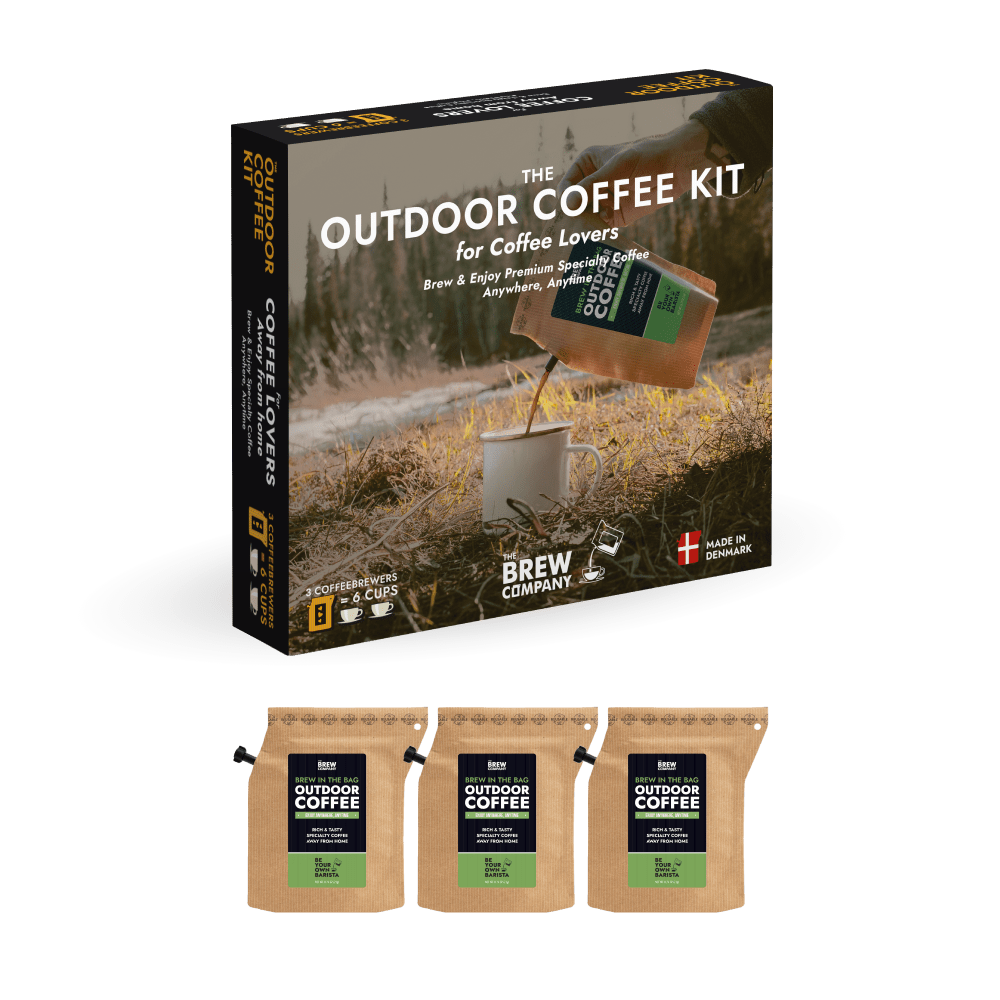 Portable outdoor coffee kit 3 pack Coffeebrewers – easy brew coffee anywhere