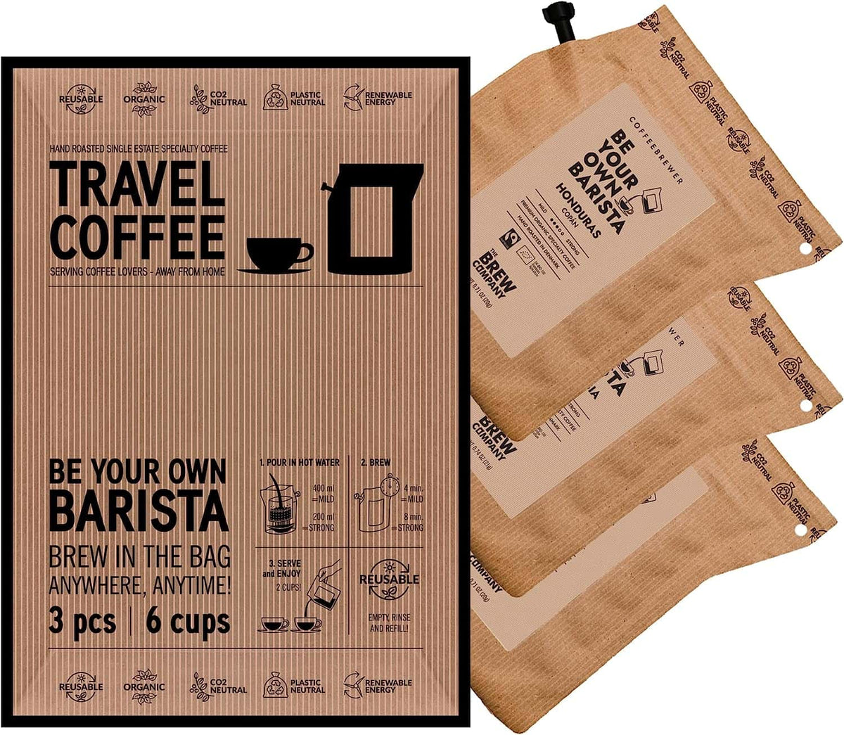 Travel Coffee Kit 3pcs