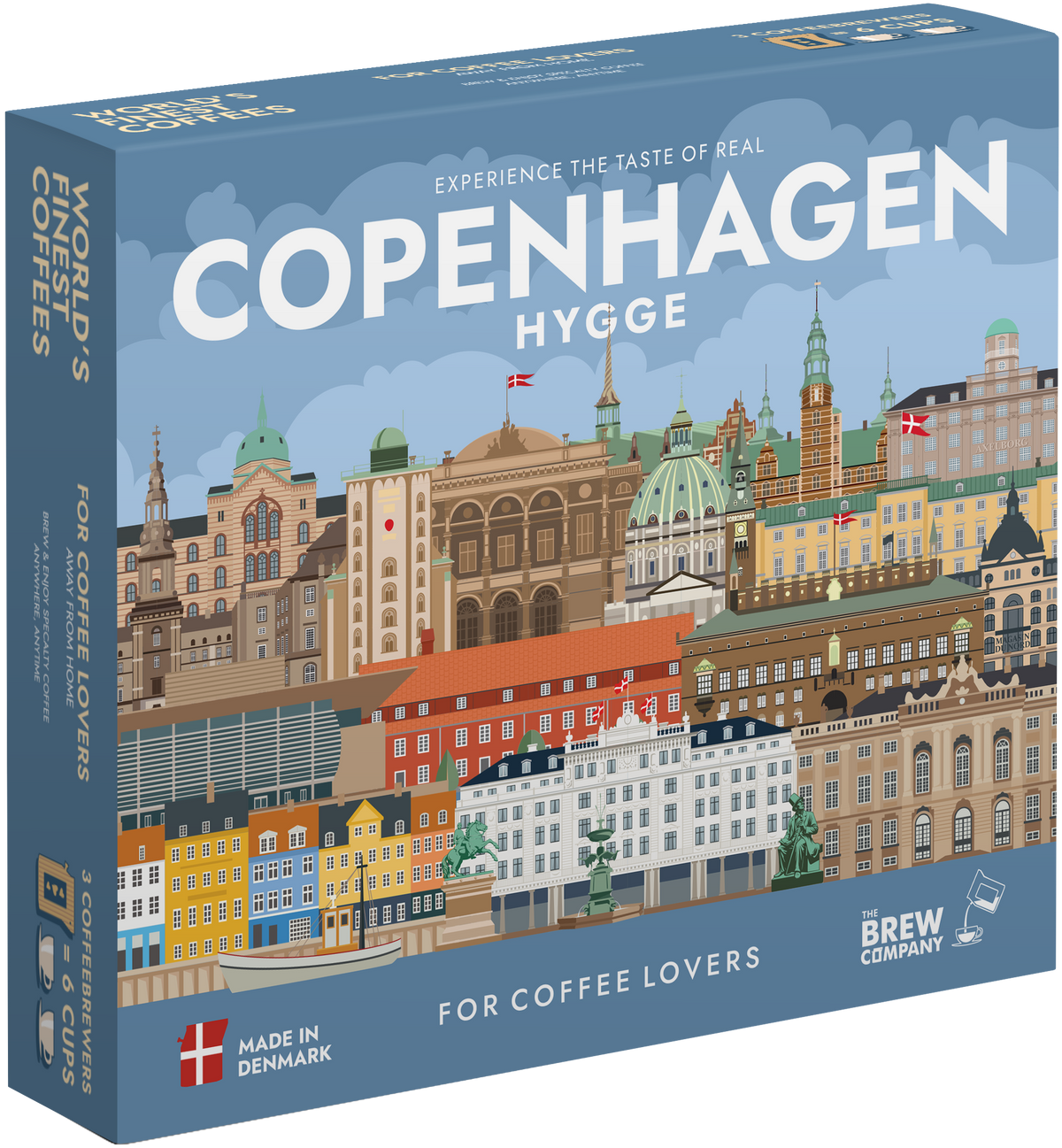 WONDERFUL COPENHAGEN SPECIALTY COFFEE 3 PCS GIFT BOX