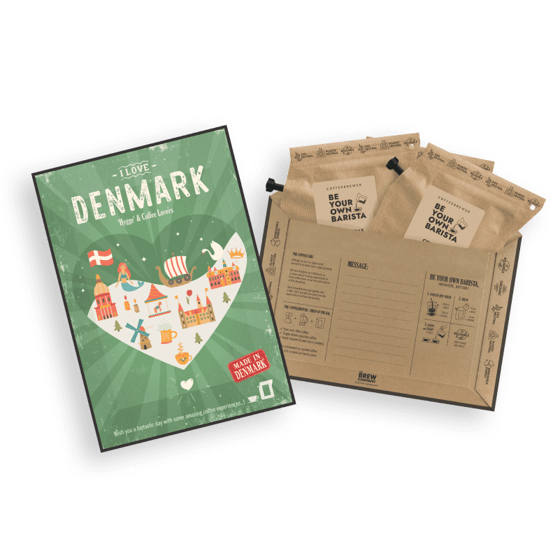 DENMARK COFFEE CARDS Coffee and tea cards The Brew Company