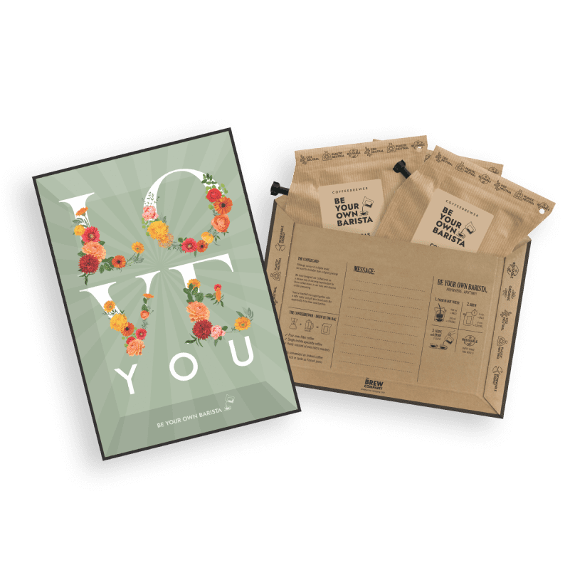 FLOWER LIFESTYLE COFFEE CARDS Coffee and tea cards The Brew Company