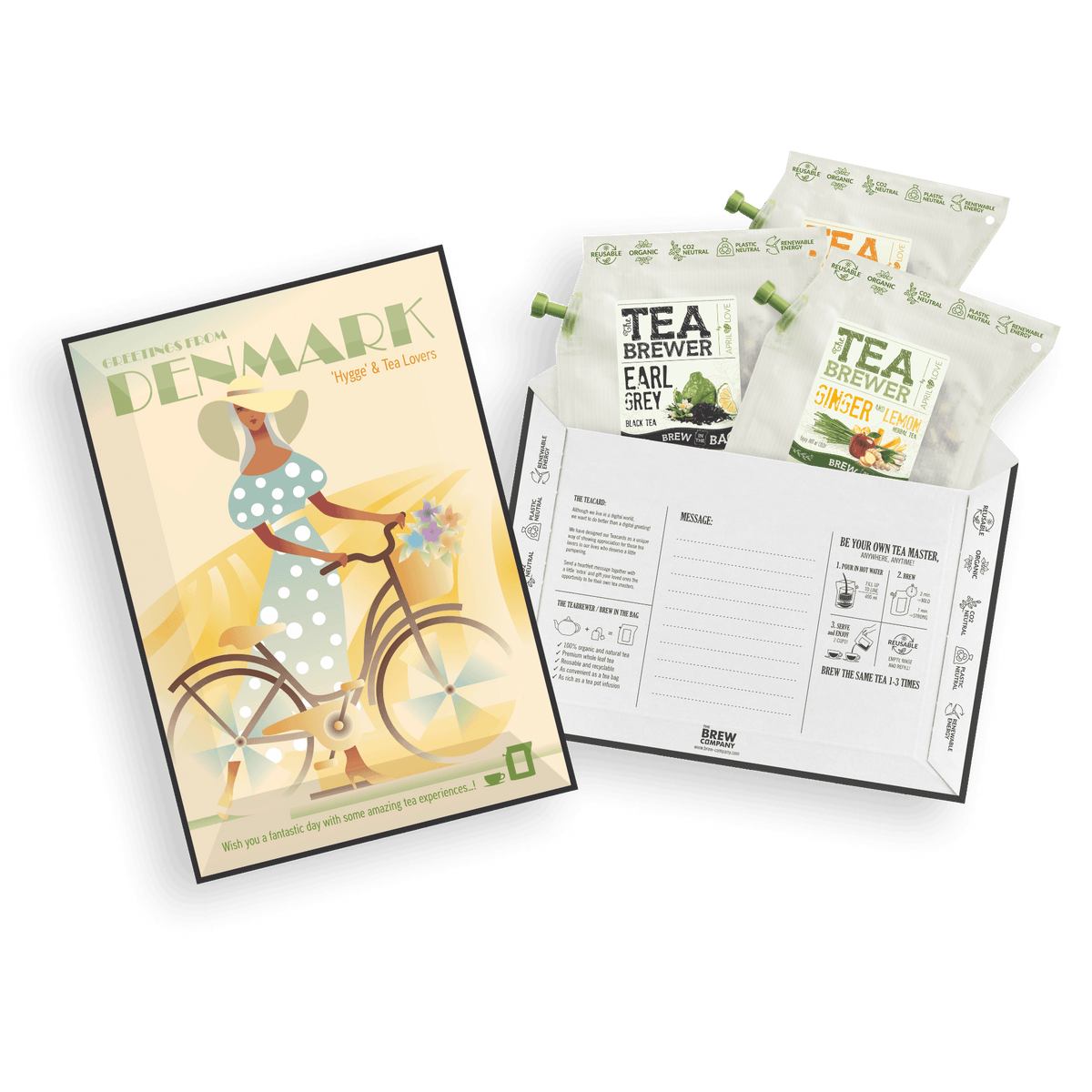FLOWER LIFESTYLE TEA CARDS Coffee and tea cards The Brew Company
