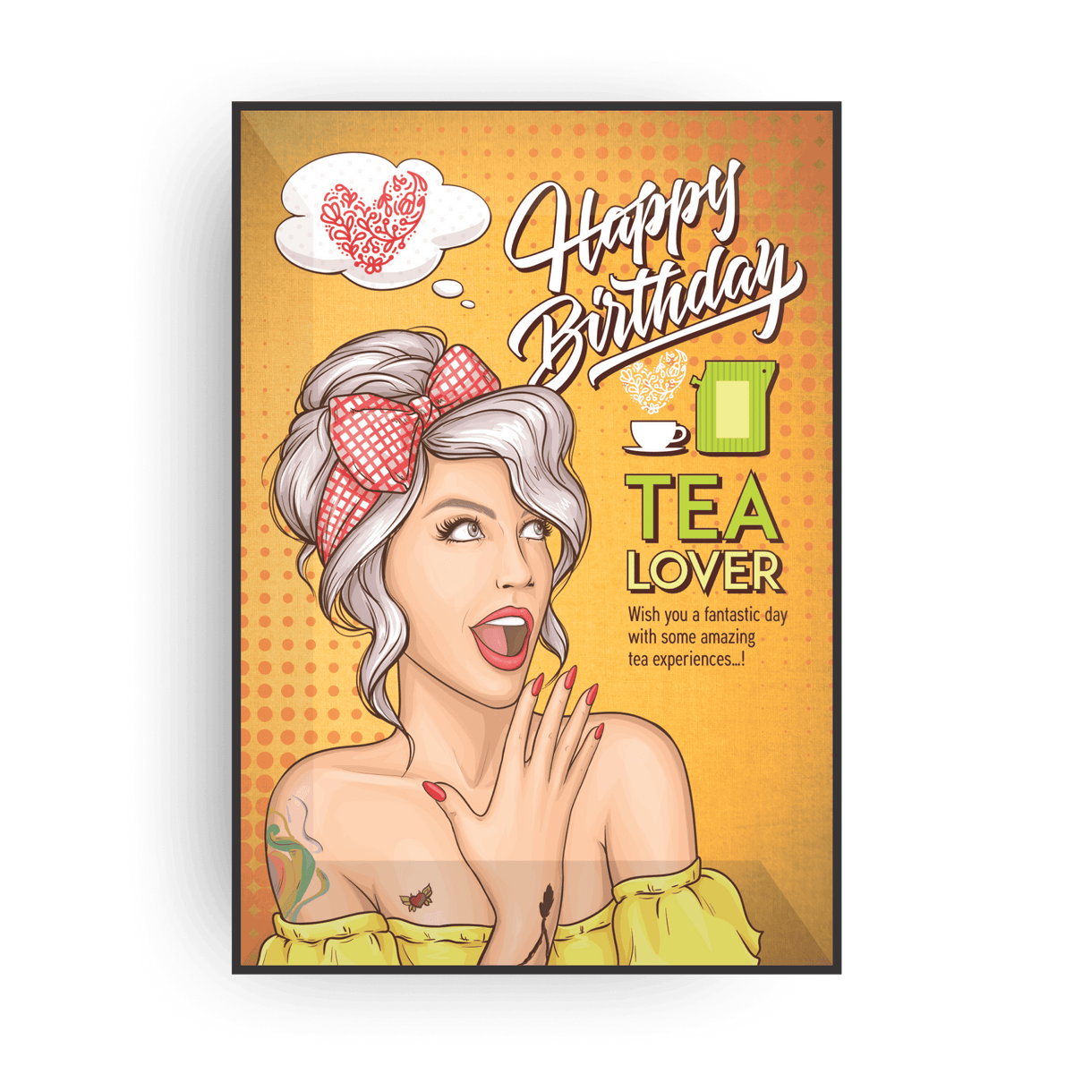 HAPPY BIRTHDAY TEA CARDS Coffee and tea cards The Brew Company