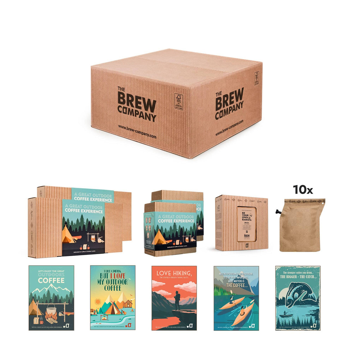 OUTDOOR SPECIALTY COFFEE SAMPLES BOX