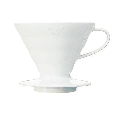 HARIO V60 WHITE CERAMIC COFFEE DRIPPER - Accessories | The Brew Company
